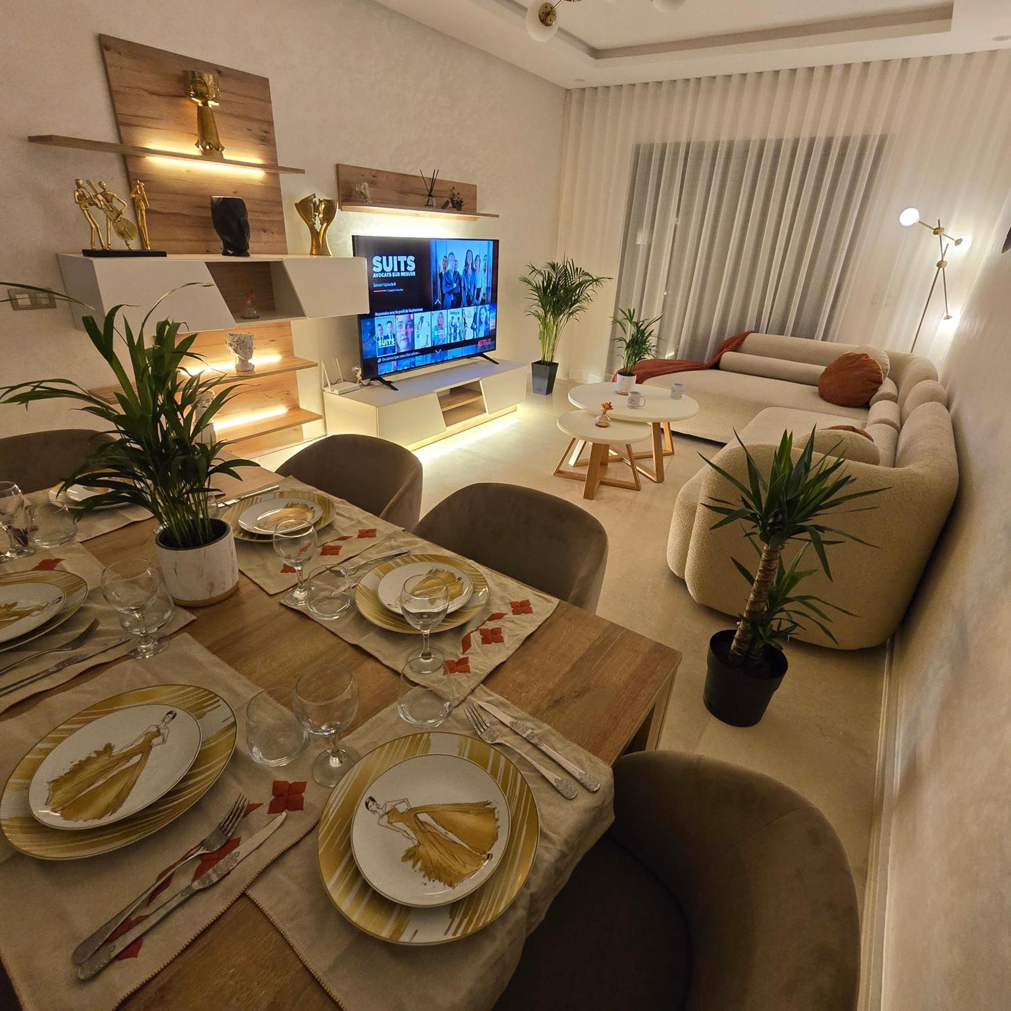 Appartement Charmant Au Parc De Mohammedia, A Seulement 2 Pas De La Plage 외부 사진
